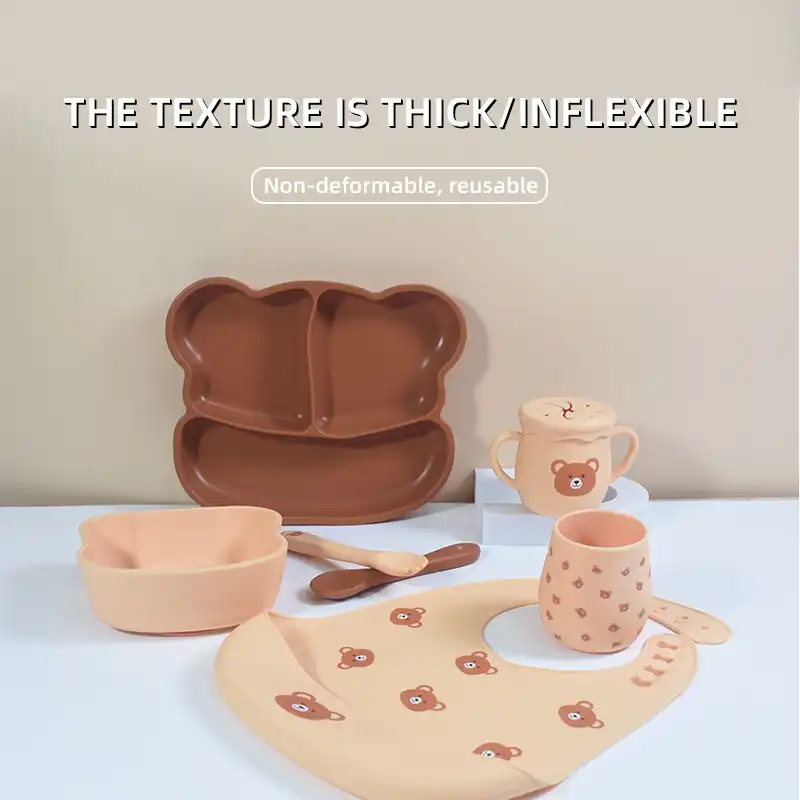 Baby Silicone Feeding Set OEM Supplier for Private Label